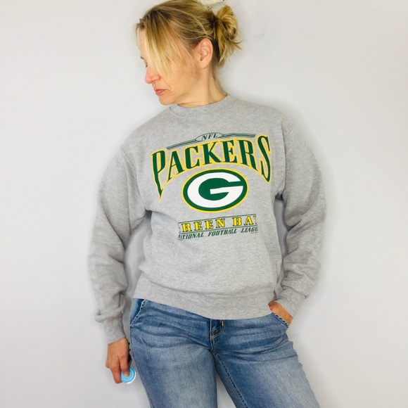 Vintage Lee Green Bay Packers graphic 90s sweatshirt - Picture 1 of 14
